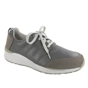 Flat Fabric Shoes Men's Venture Lace Up Sneaker Gray