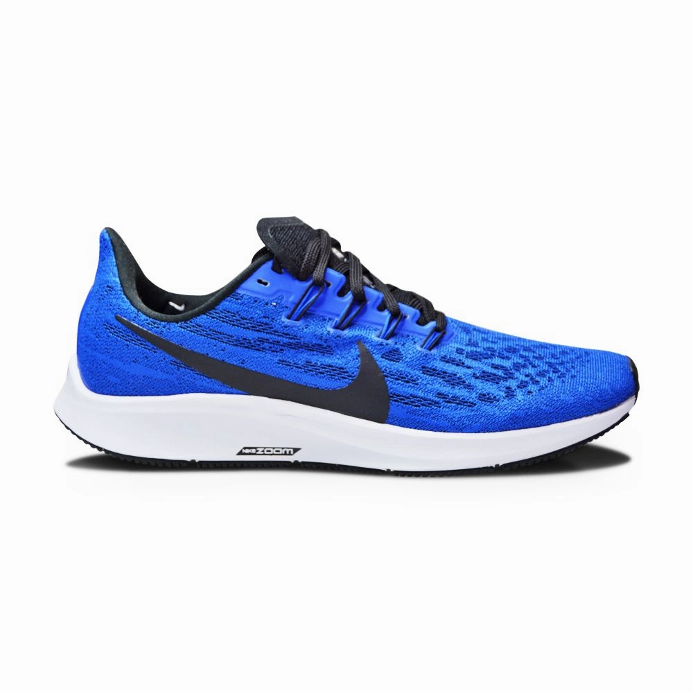 Mens Nike Air Zoom Pegasus 36 - AQ2203 400 - Racer Blue Black White Asics Gel Foundation Running Shoes