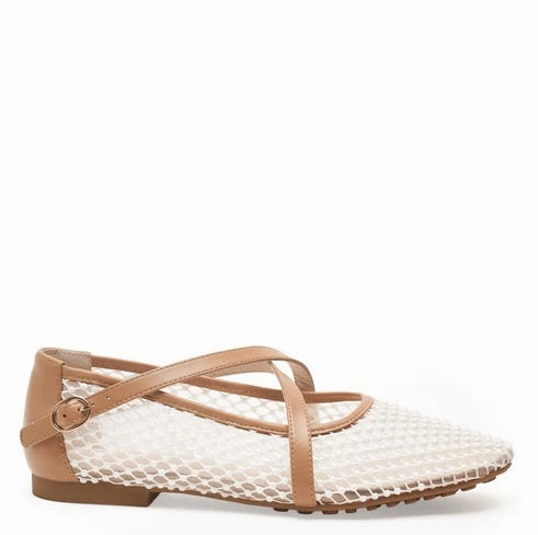 Powder Blue Flat Shoes MERCY FLAT