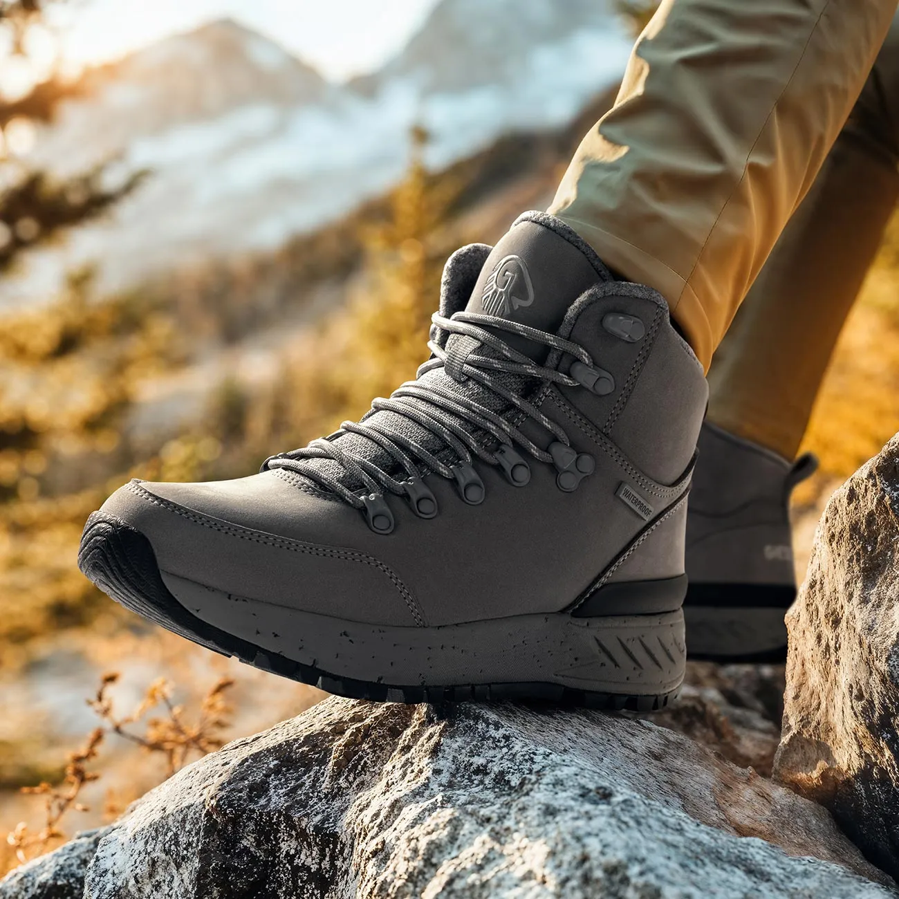 Merino Leather Alpine Women Snow Waterproof Shoes