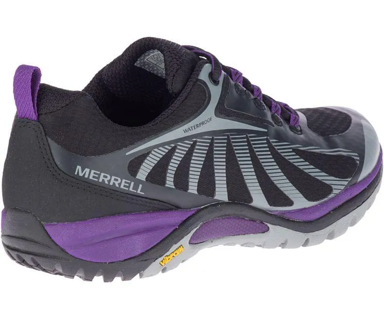 Merrell Women's Siren Edge 3 Waterproof Black Trail Ventilator Hiking Shoes