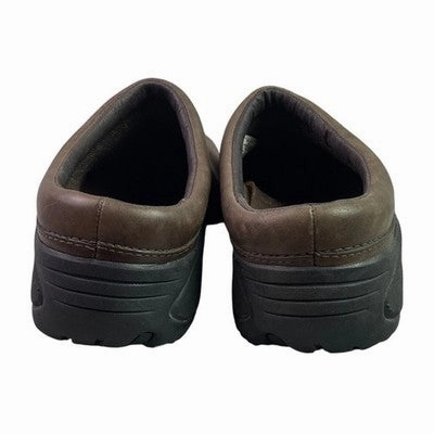 Casual Shoes Wedding Merrell Clogs Women 6 Brown Leather Mules Shoes Slip On Comfort Everyday