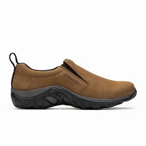 Merrell J52927Z Jungle Moc Slip On (Men) - Nubuck/Brown Best Hiking Shoes For All Terrain