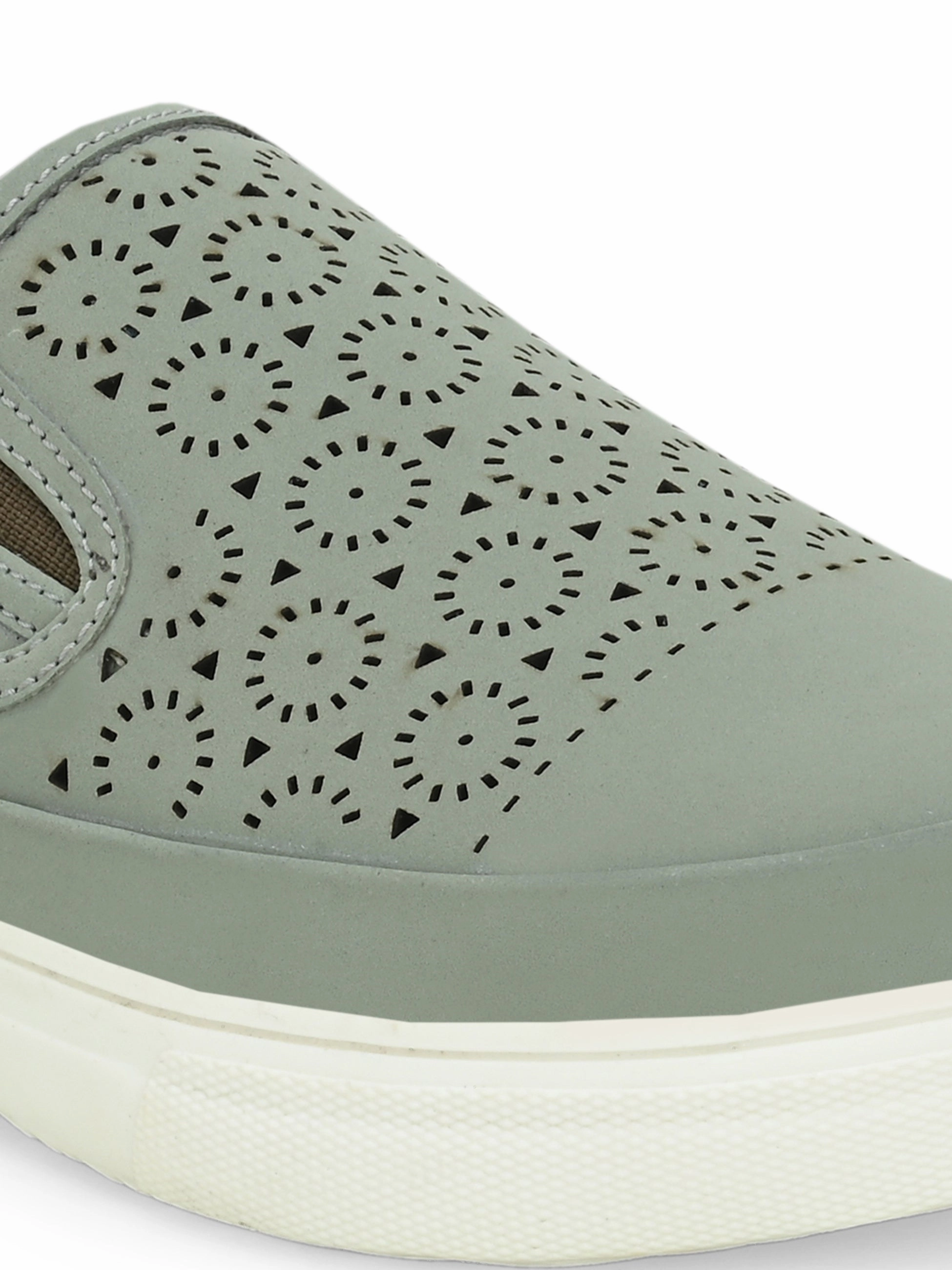 Sky Casual Shoes Celia Women Sage Green Slip-Ons
