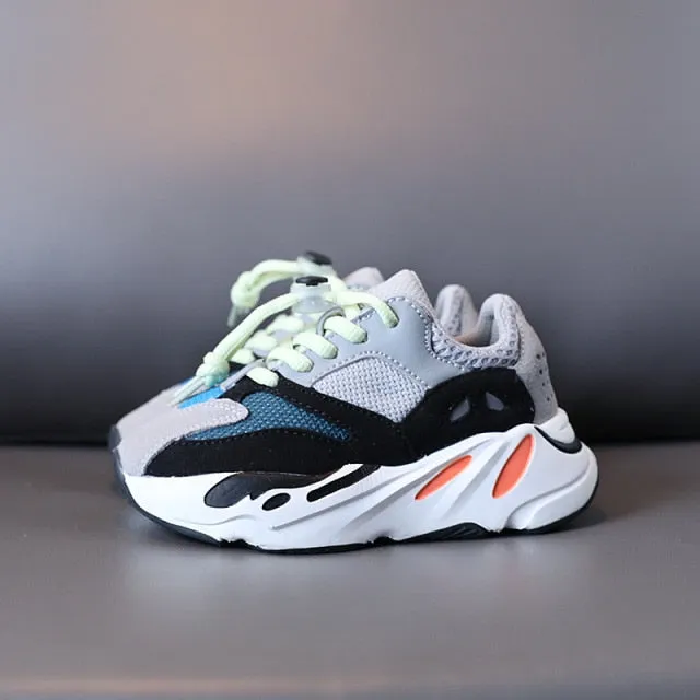 MOF Kids shoes street fashion sneakers lace-up toddler little big kids casual sports walking trainers boys girls Barefoot Waterproof Hiking Shoes