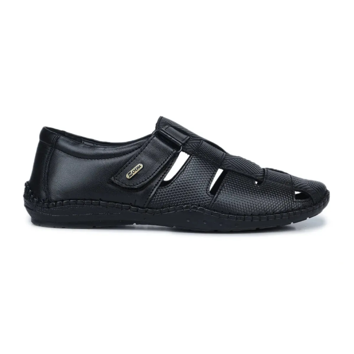 Shaka Sandals Original Leather Sandals for Men  1901 with Mat Weave Design & Cushioned Insole