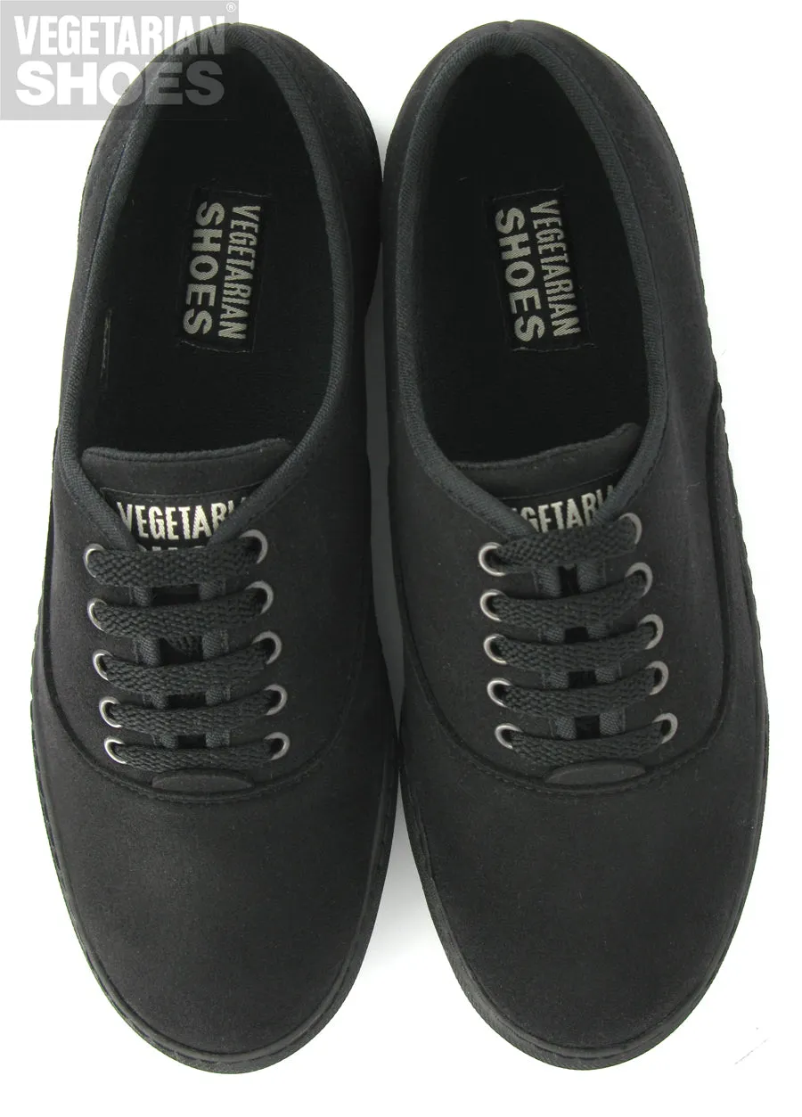 Kennedy Sneaker in Black from Vegetarian Shoes Skate Shoes Reviews