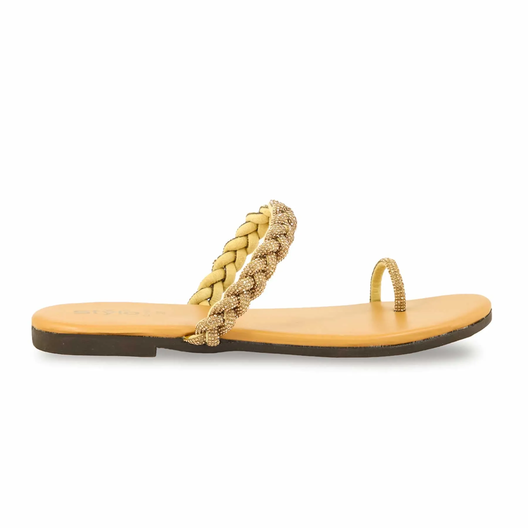 Formal Shoes Flat Sole Mustard Casual Women Chappal CL1921