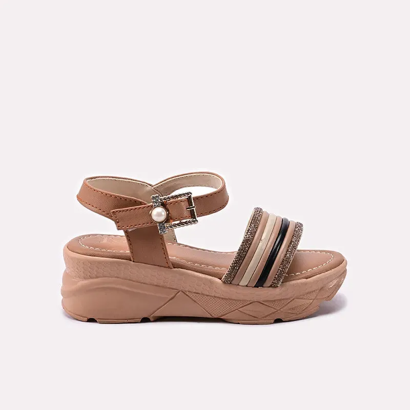 Mustard Fancy Sandal 0720820 Flat Shoes Vending Machine