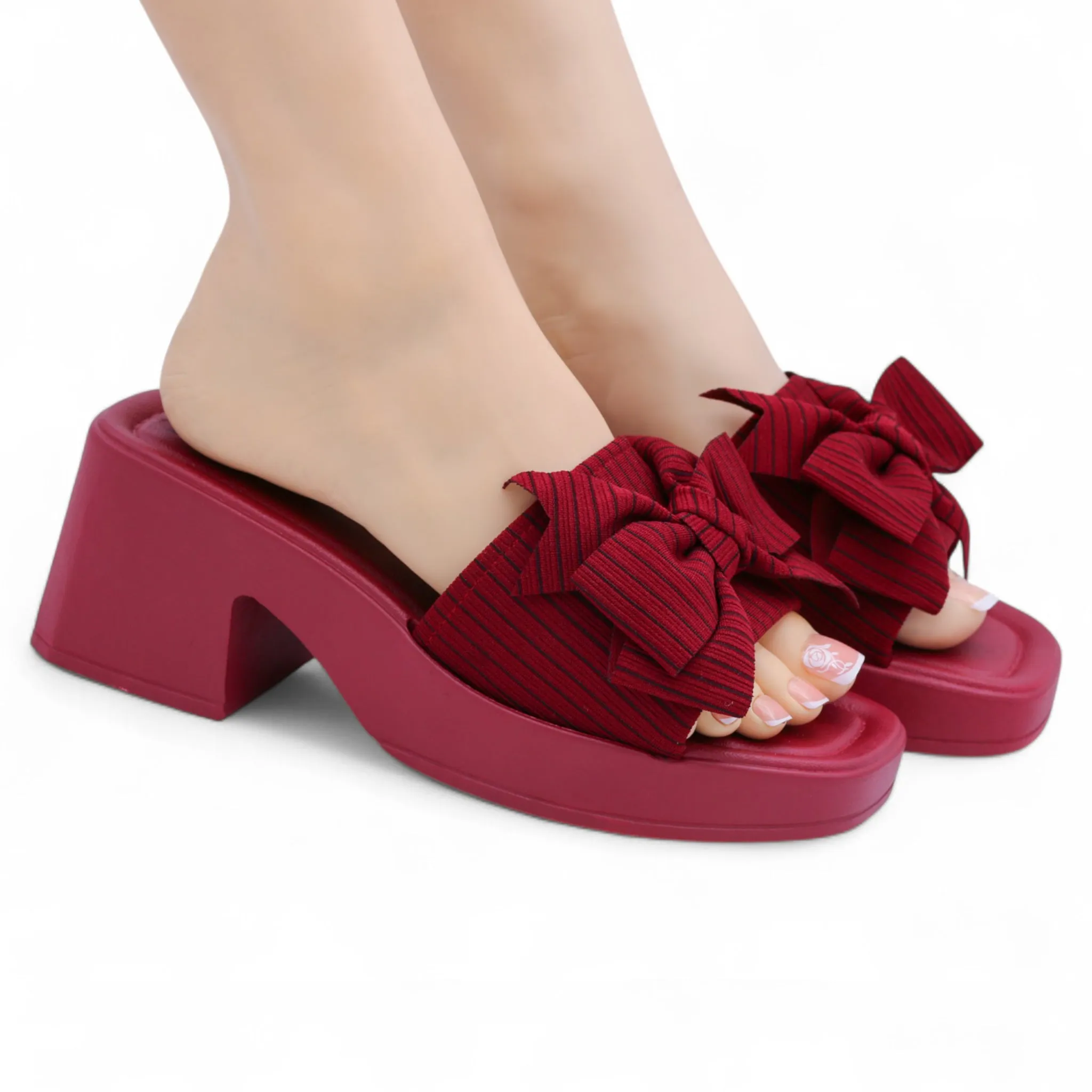 Valina block heel Waterproof Garden Shoes Slip On