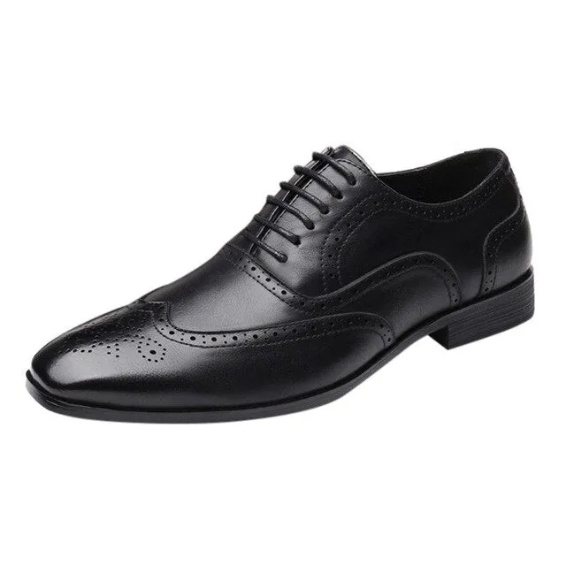 Good Looking Casual Shoes New Arrival Retro Bullock Design Men Classic Business Formal Shoes