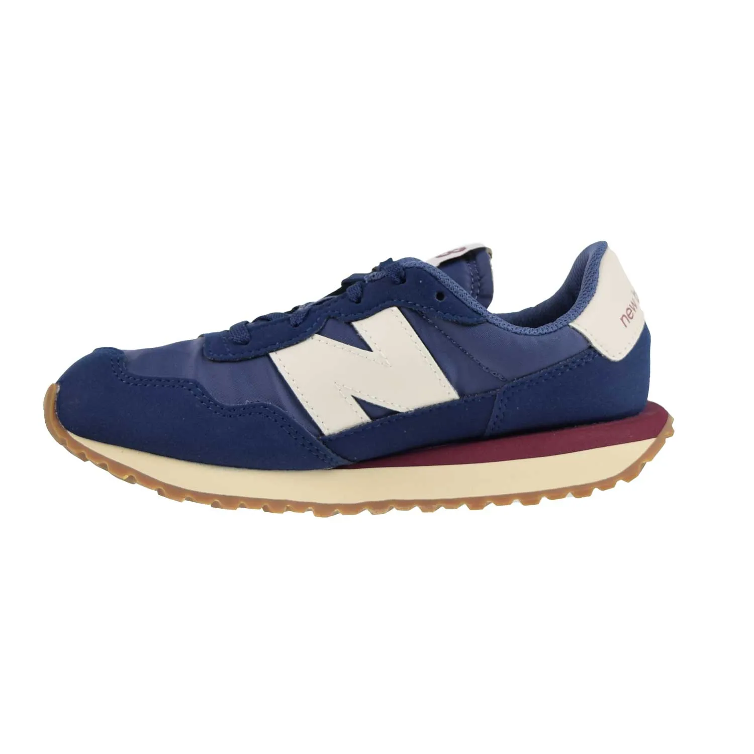 New Balance 237 Big Kids' Shoes Blue-Dark Red-Cream Most Cushioned Trail Running Shoes