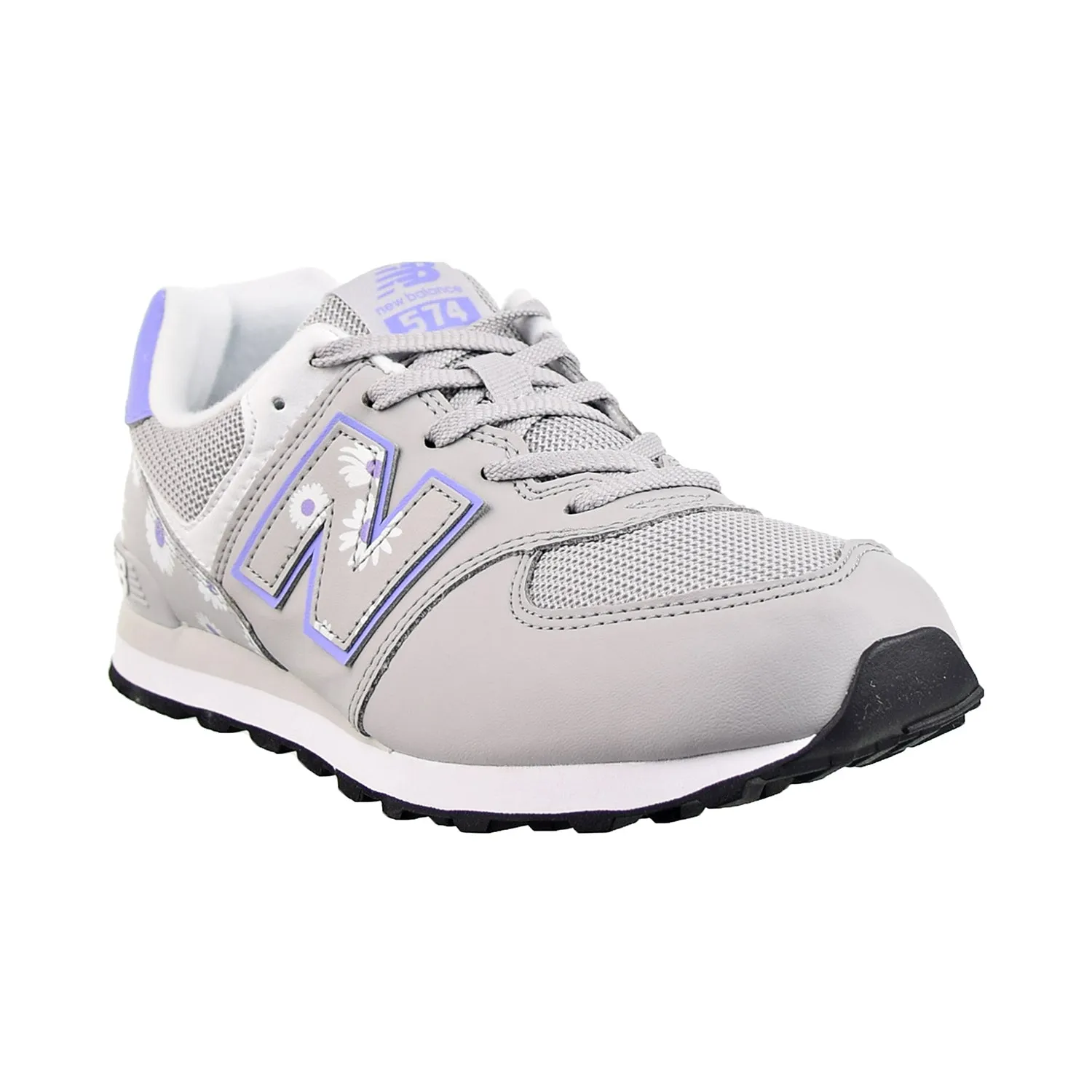 Running Shoes Shops New Balance 574 Big Kids' Shoes Grey-Purple