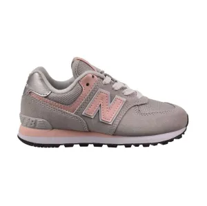 New Balance 574 Little Kids' Shoes GreyPink pc574-evk Sneakers Qc
