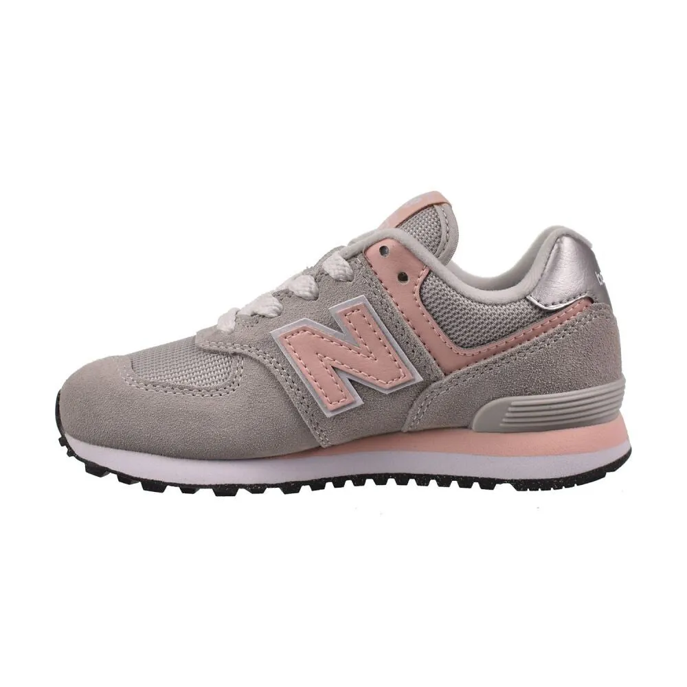 Reebok Charge Sneakers New Balance 574 Little Kids' Shoes GreyPink pc574-evk