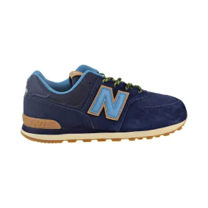 Best Running And Walking Shoes New Balance 574 Suede Big kids' Shoes Pigment/Cadet