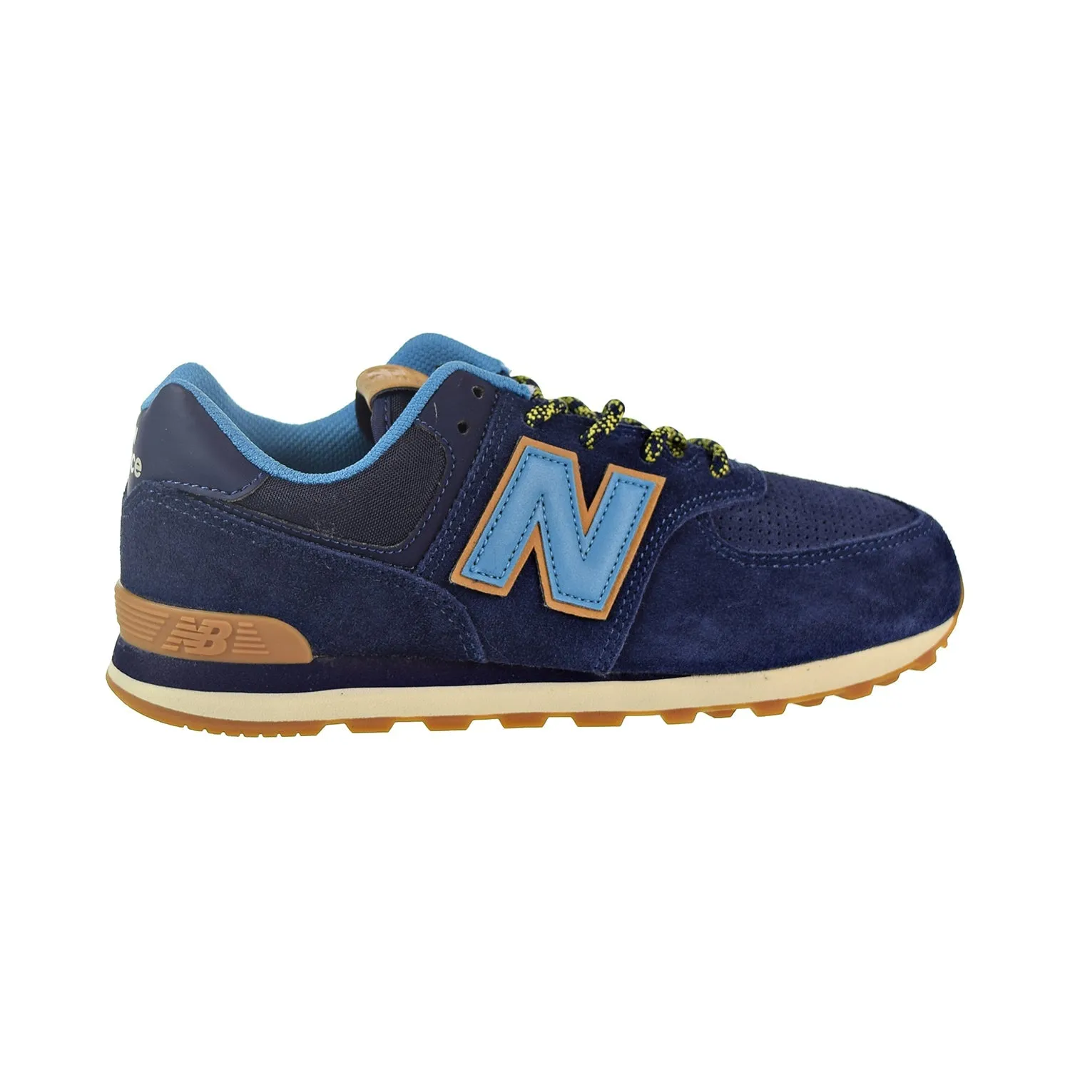 Running Shoes Drawing New Balance 574 Suede Big kids' Shoes Pigment/Cadet