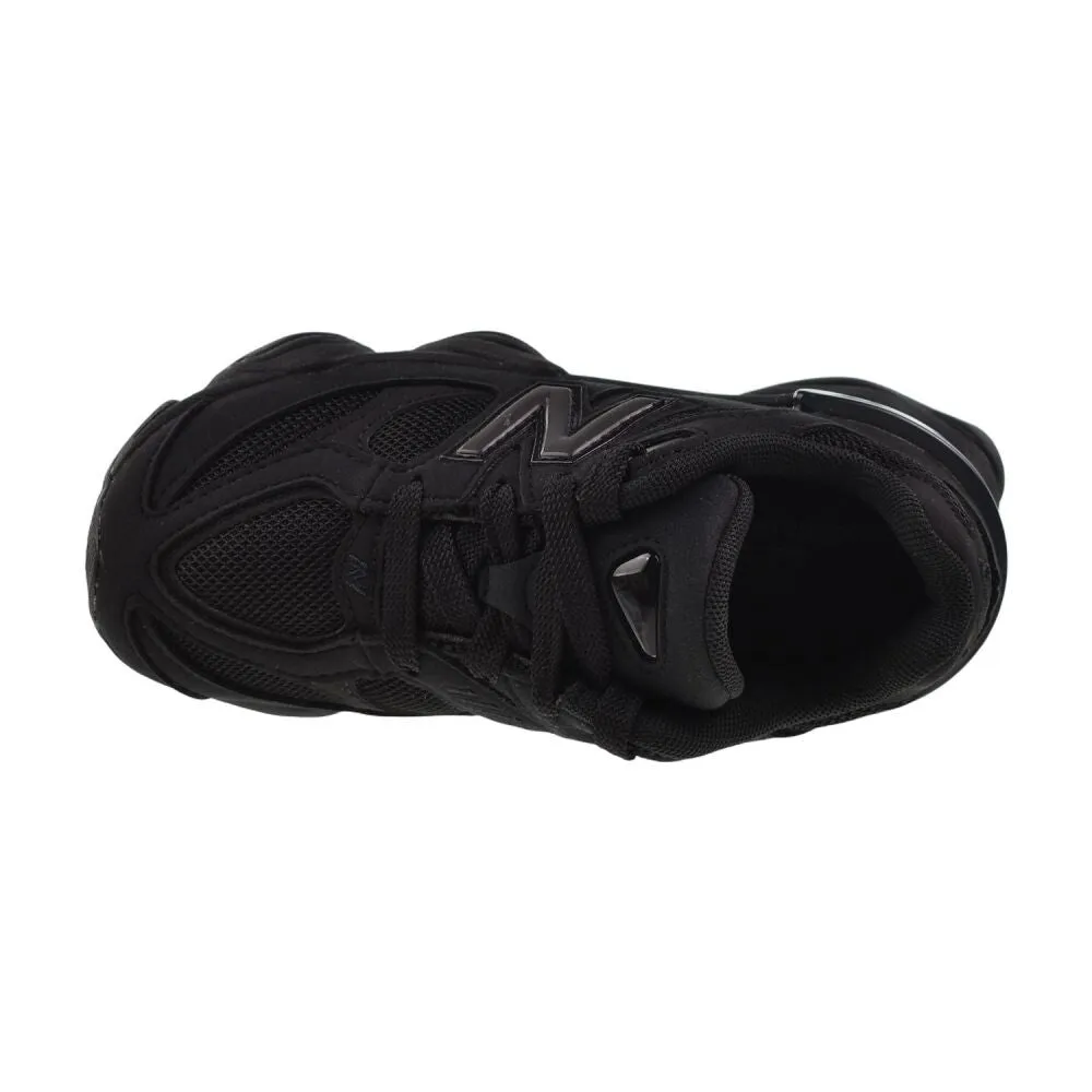 New Balance 9060 Little Kids' Shoes Black/Black pc9060-bb Casual Bike Riding Shoes