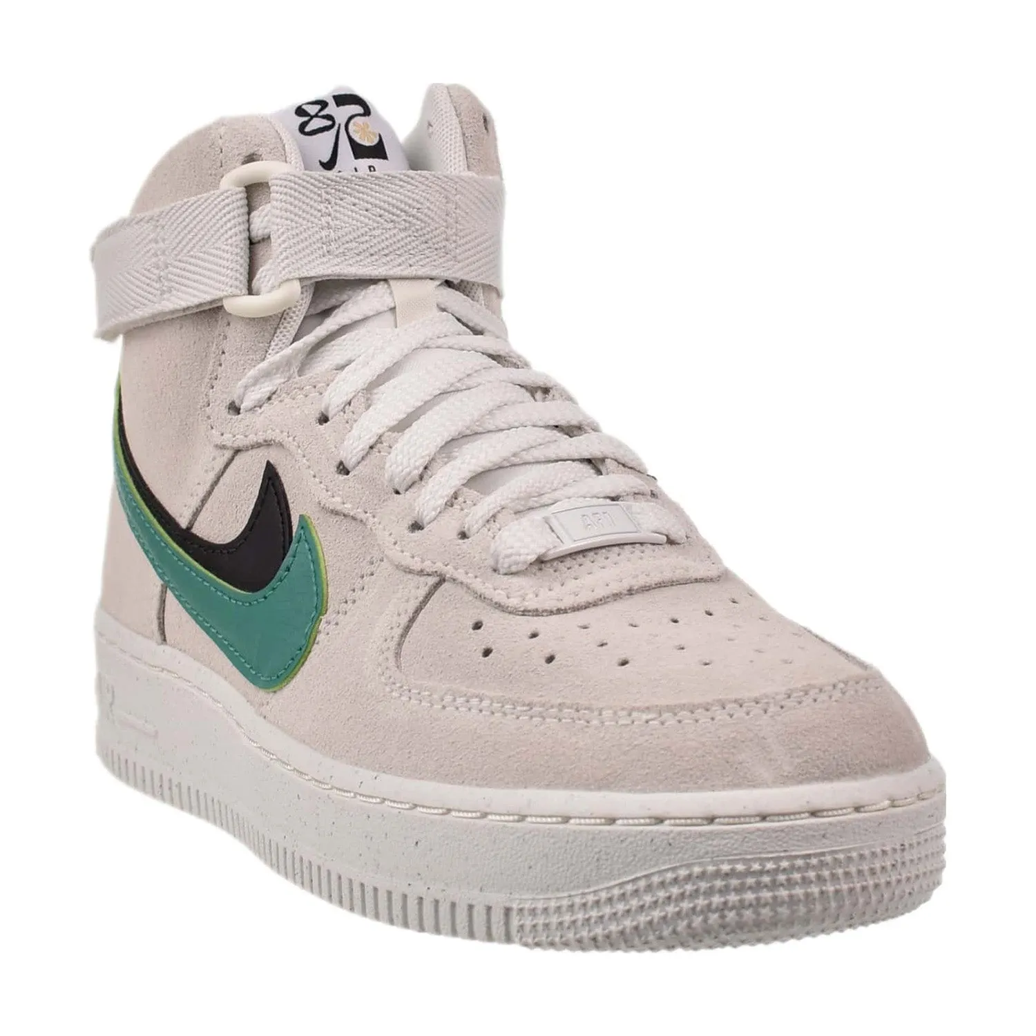 Nike Air Force 1 High SE Women's Shoes Sesame-Neptune Green Best Asic Running Shoe