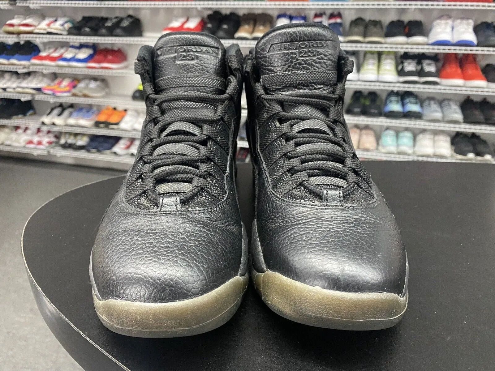 Nike Air Jordan 10 Retro X Drake Black OVO 819955-030 Men's Size 10.5 Asics Running Shoes Differences