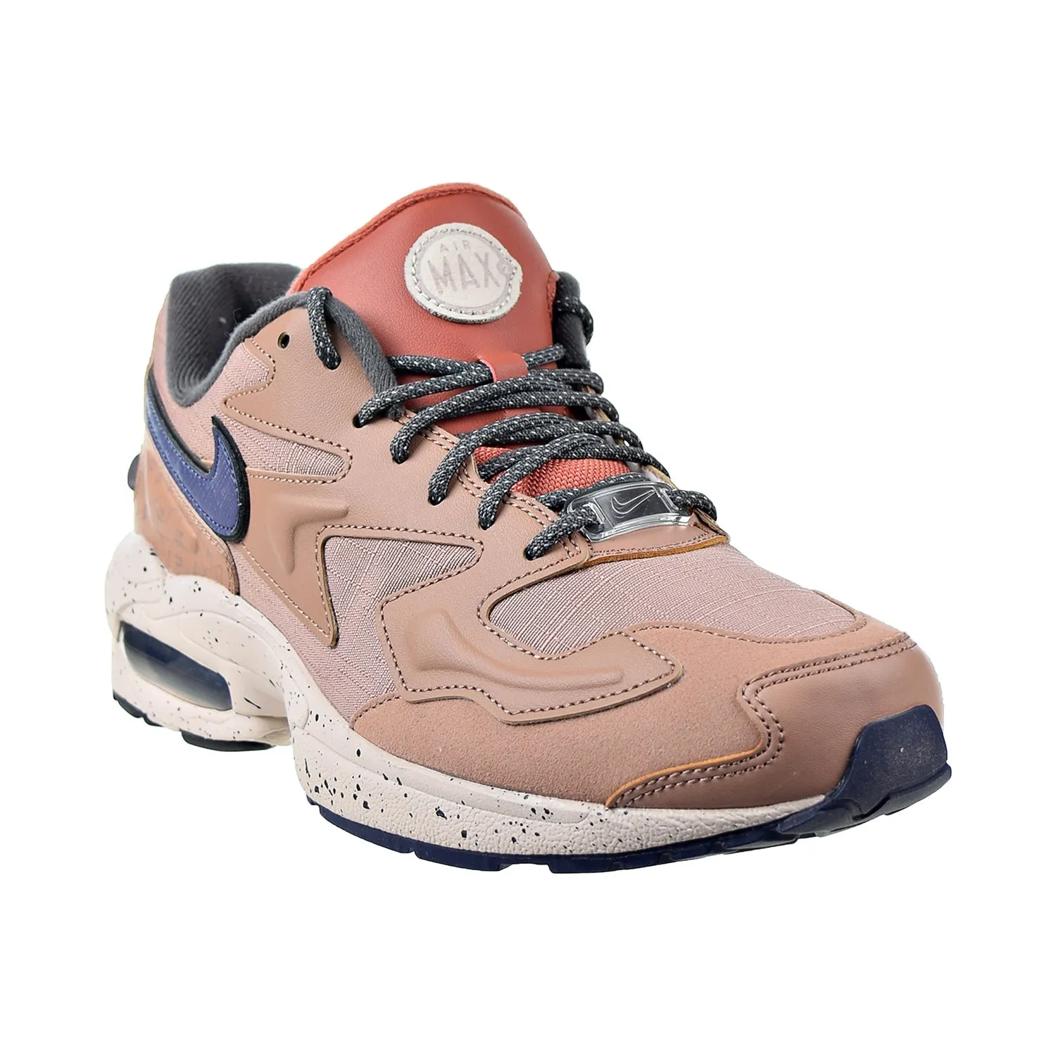 Strawberry Asics Shoes Nike Air Max 2 Light LX Men's Shoes Desert Dust-Dusty Peach-Sanded Purple