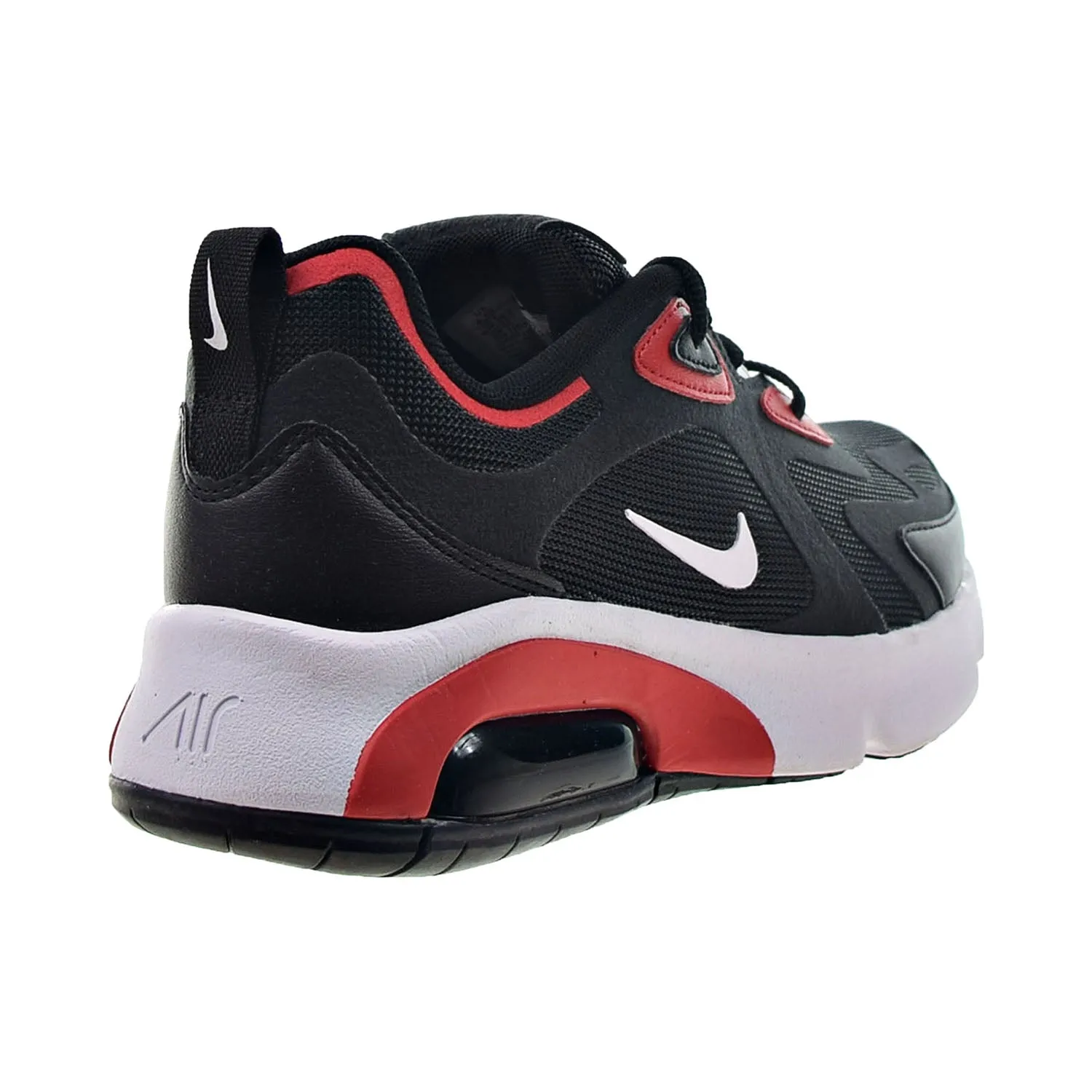 Nike Air Max 200 Big Kids' Shoes Black-White-University Red Best Running Shoes 2025