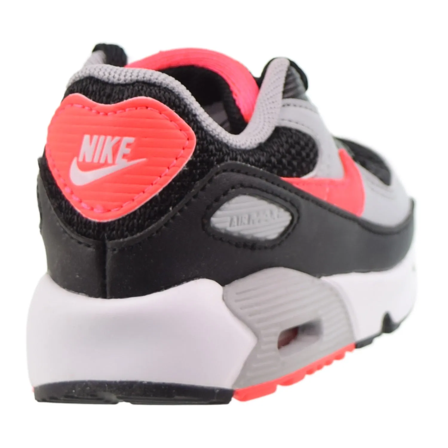 Nike Air Max 90 LTR (TD) Toddler Shoes Black-White-Wolf Grey Asics Ff Blast Running Shoes