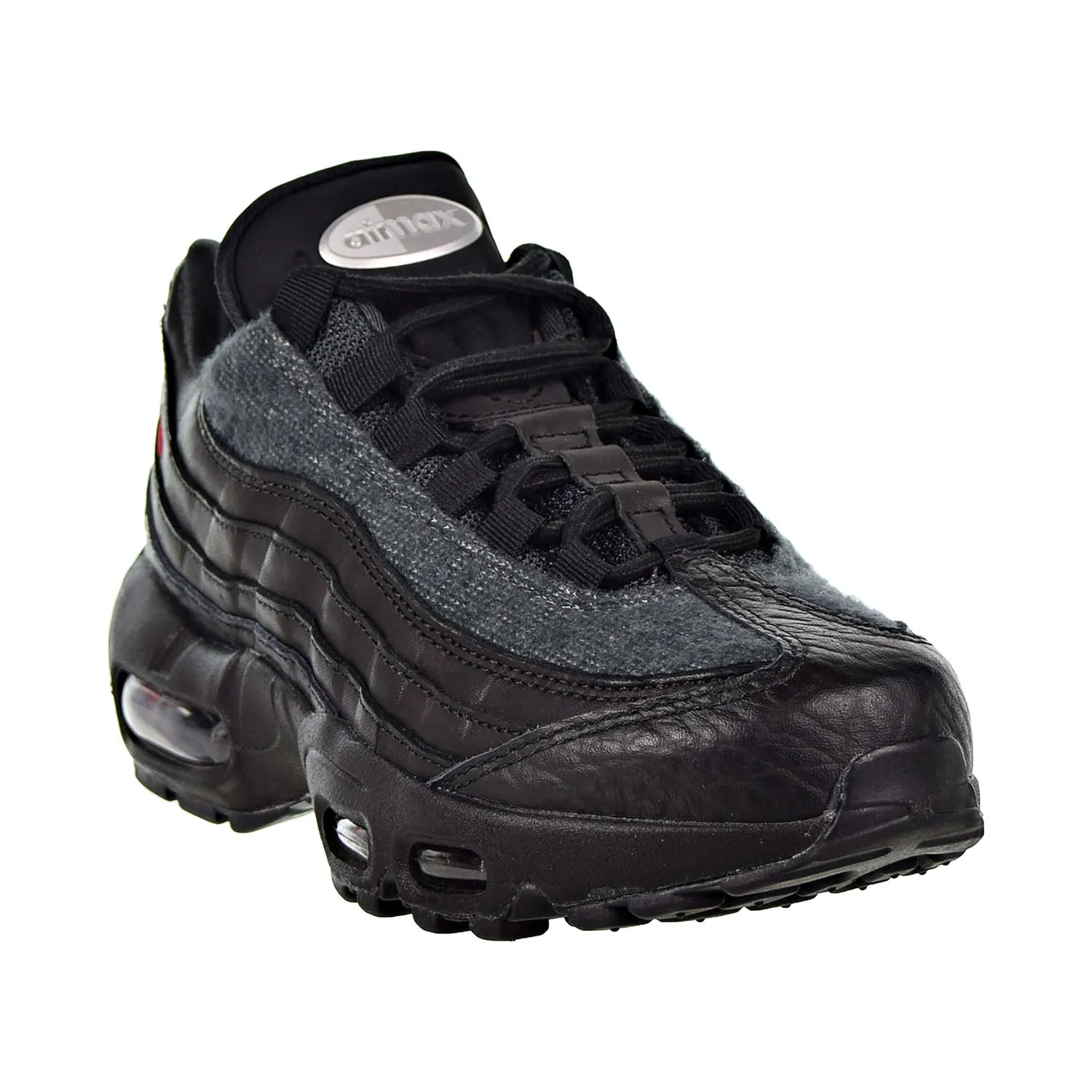 Nike Air Max 95 NRG "Jacket Pack" Men's Shoes Black-Team Red Asics Tennis Shoes Apc