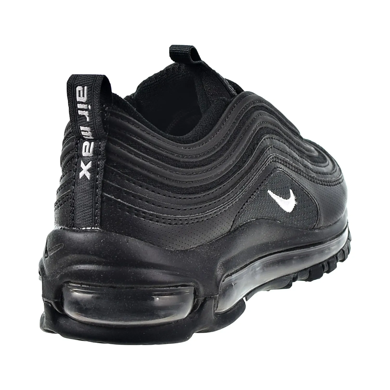 Nike Air Max 97 Big Kids' Shoes Black-Anthracite-White Race Model Running Shoes