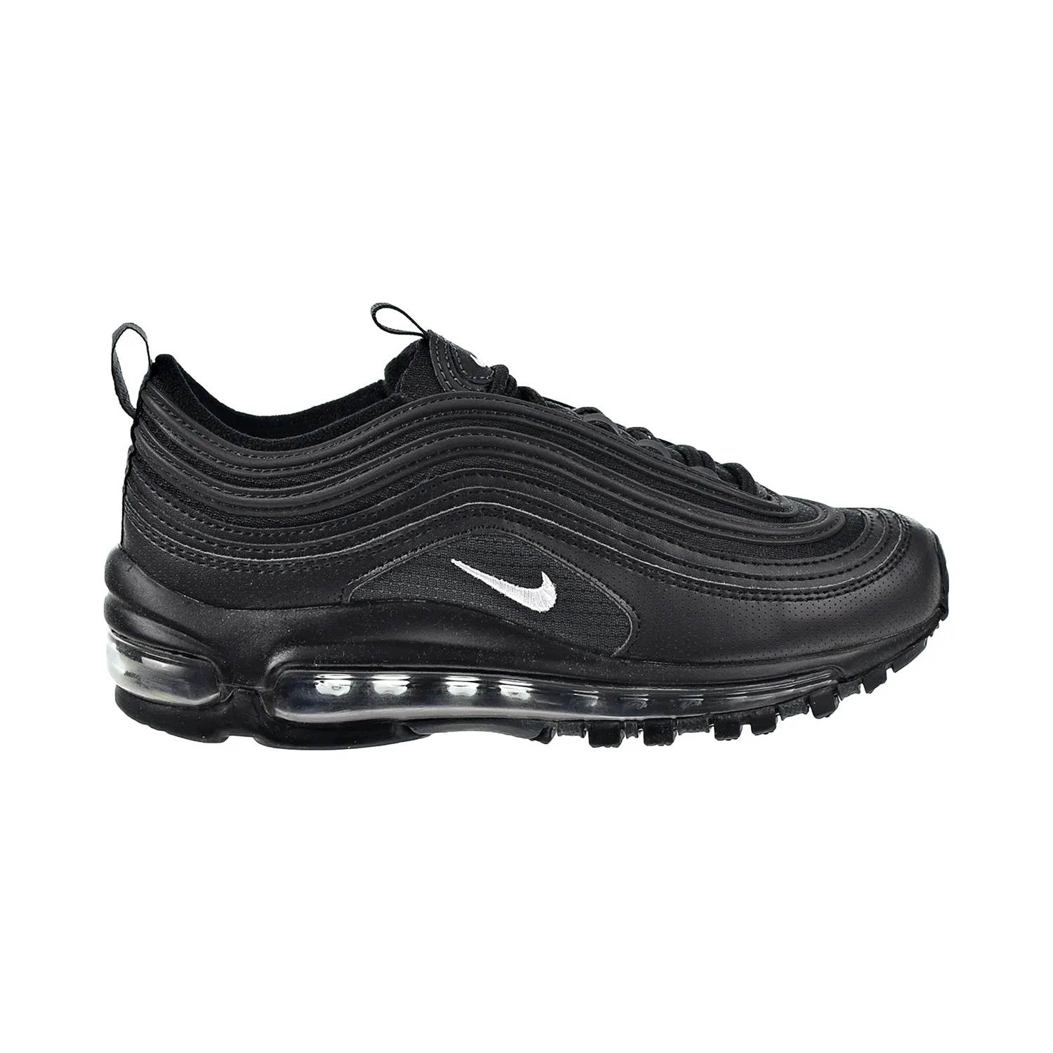 Nike Air Max 97 Big Kids' Shoes Black-Anthracite-White Running And White Running Shoes