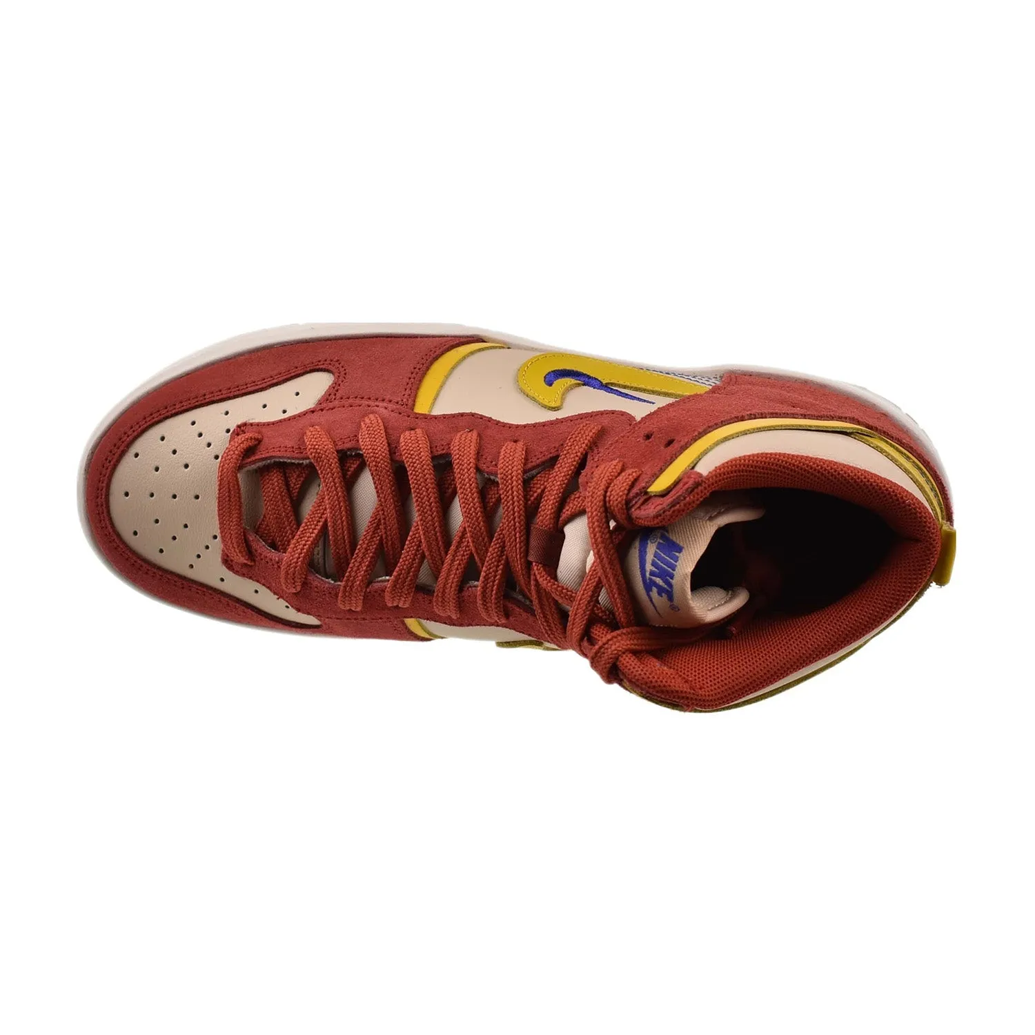 Lightest Asics Tennis Shoe Nike Dunk High Up "Cinnabar" Women's Shoes Red-Gold