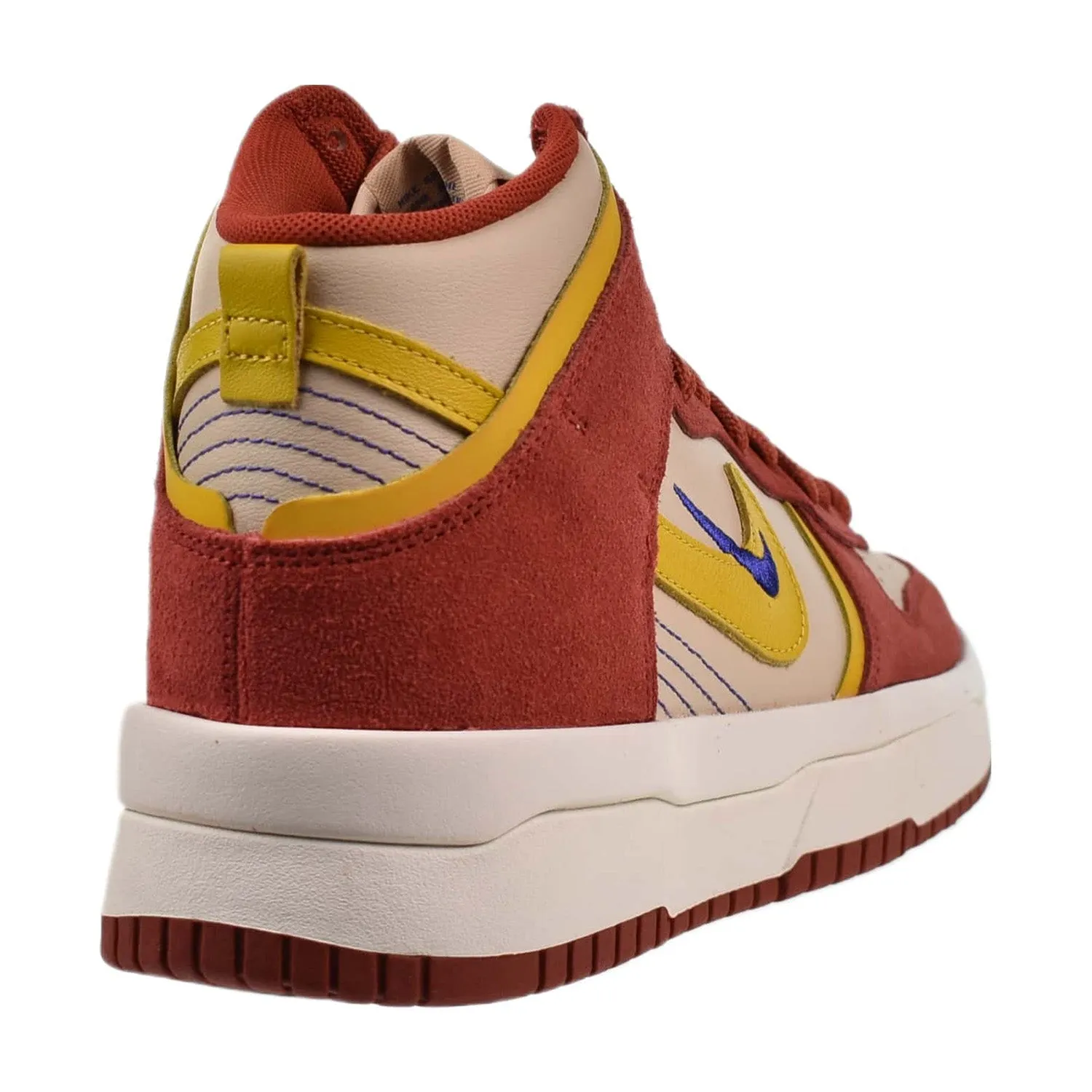 Nike Dunk High Up "Cinnabar" Women's Shoes Red-Gold Asics Tennis Shoes Gel Resolution 8