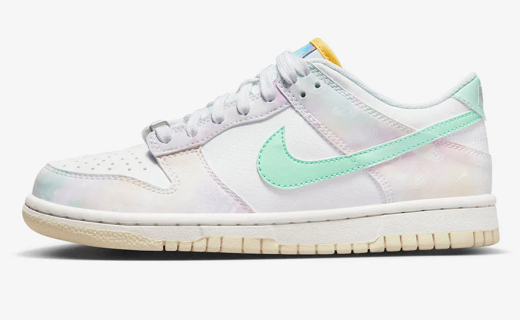 Nike Dunk Low "Pastel Paisley" Asics Gel 9 Tennis Shoes