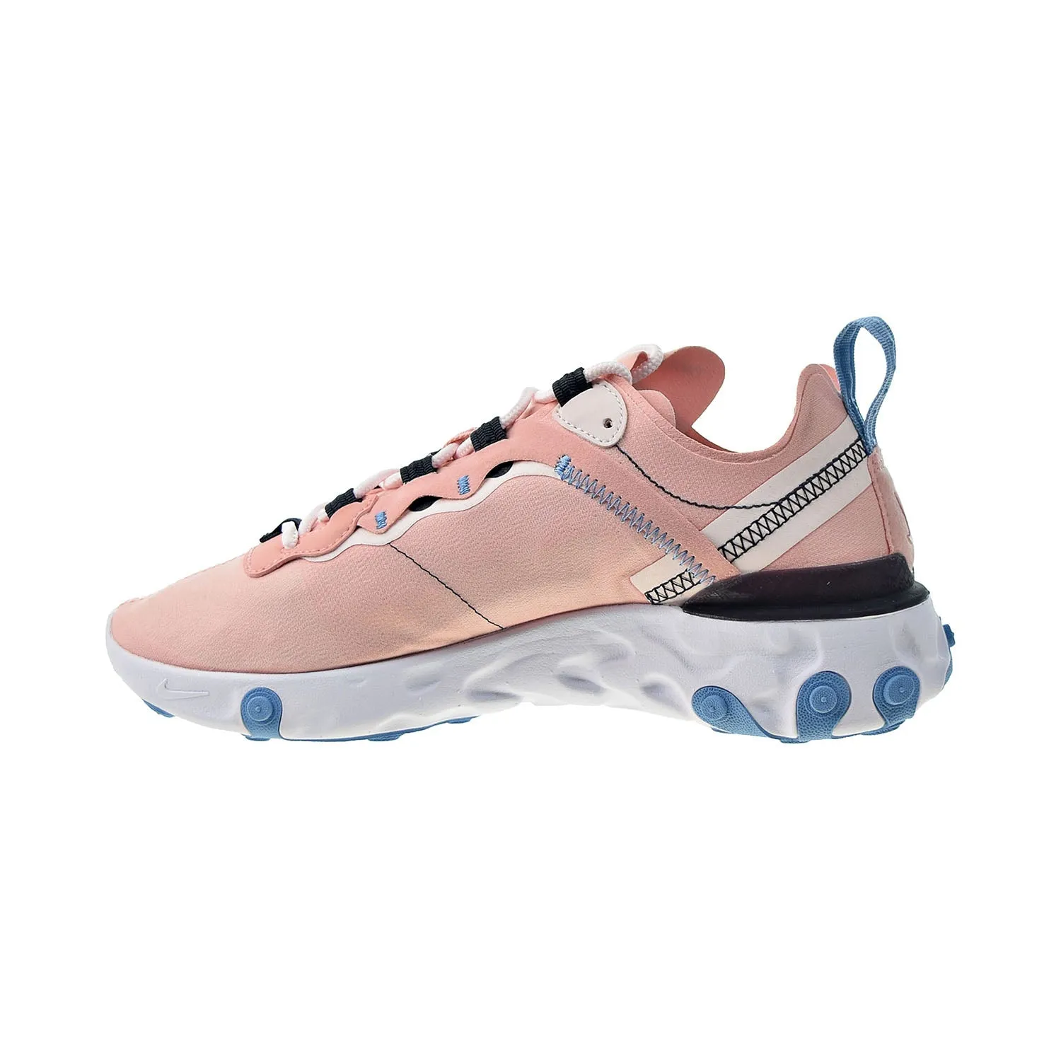 Nike React Element 55 Women's Shoes Coral Stardust-Oil Grey Asics Gel Game 9 Tennis Shoe