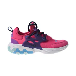 Running Shoes For The Winter Nike React Presto Big Kids' Shoes Watermelon-Blue Fury-Purple Nebula