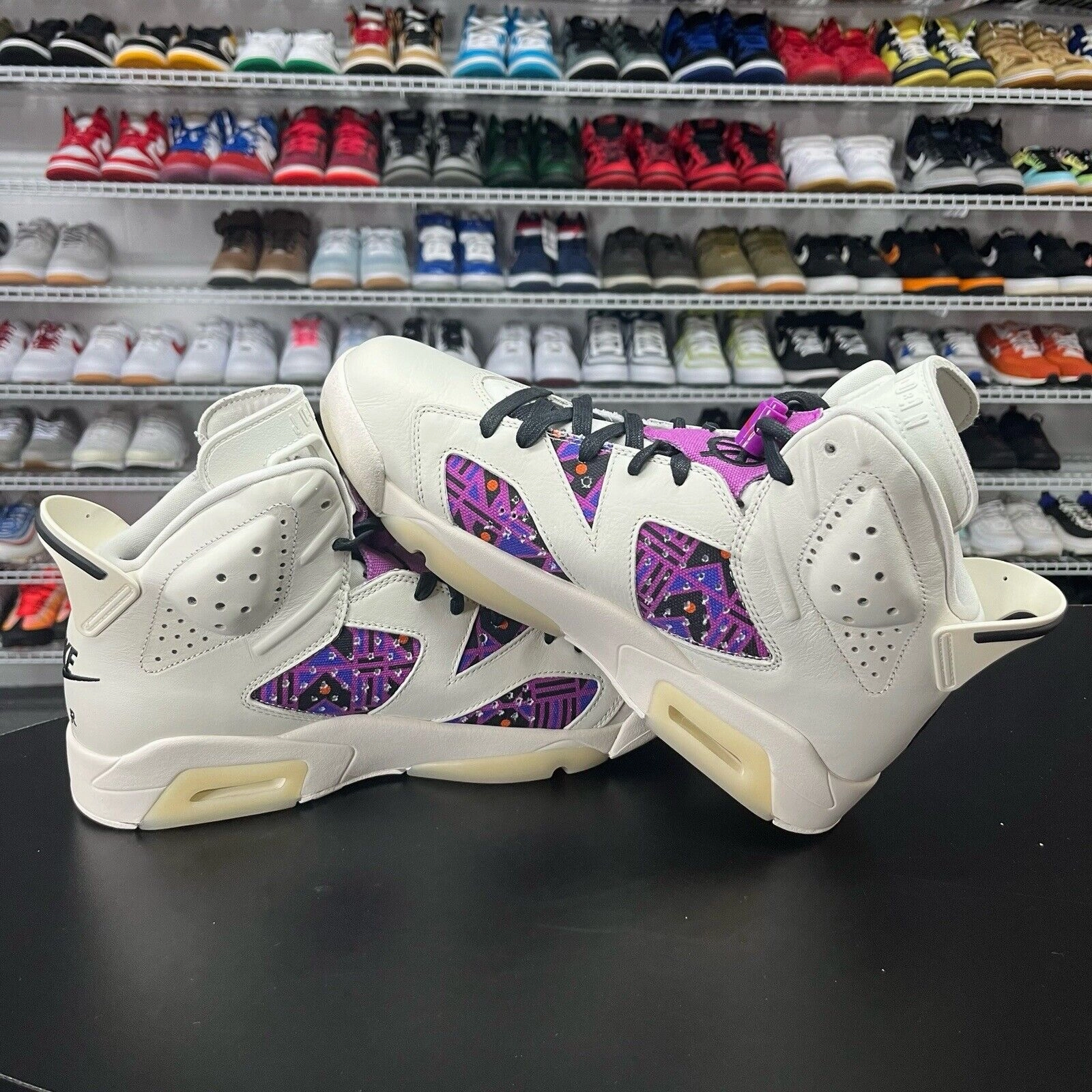 Nike Air Jordan 6 Retro Quai 54 CZ4152 101 Men's Size 10 B Grade Best Asics Cross Training Shoes