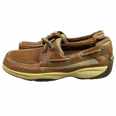 Sperry Top-Sider Loafers Mens 11M Tan Leather Boat Shoes Preppy Career Everyday Jordan Retro I High Og Casual Shoes