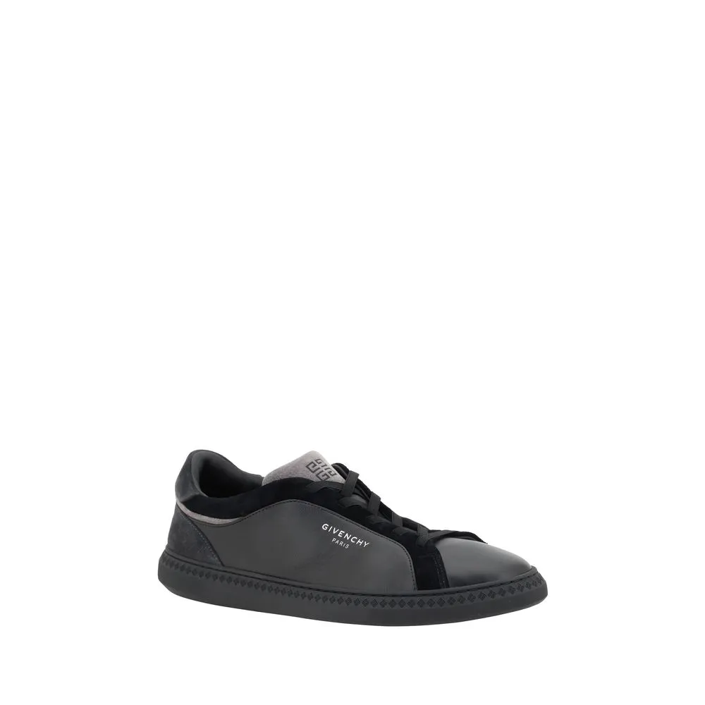 Givenchy Black Leather G Set Sneakers Flat Waxed Dress Shoe Laces
