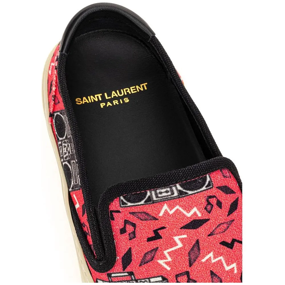 Steve Madden Slip On Sneakers Saint Laurent Pink Cotton Platform Sneakers
