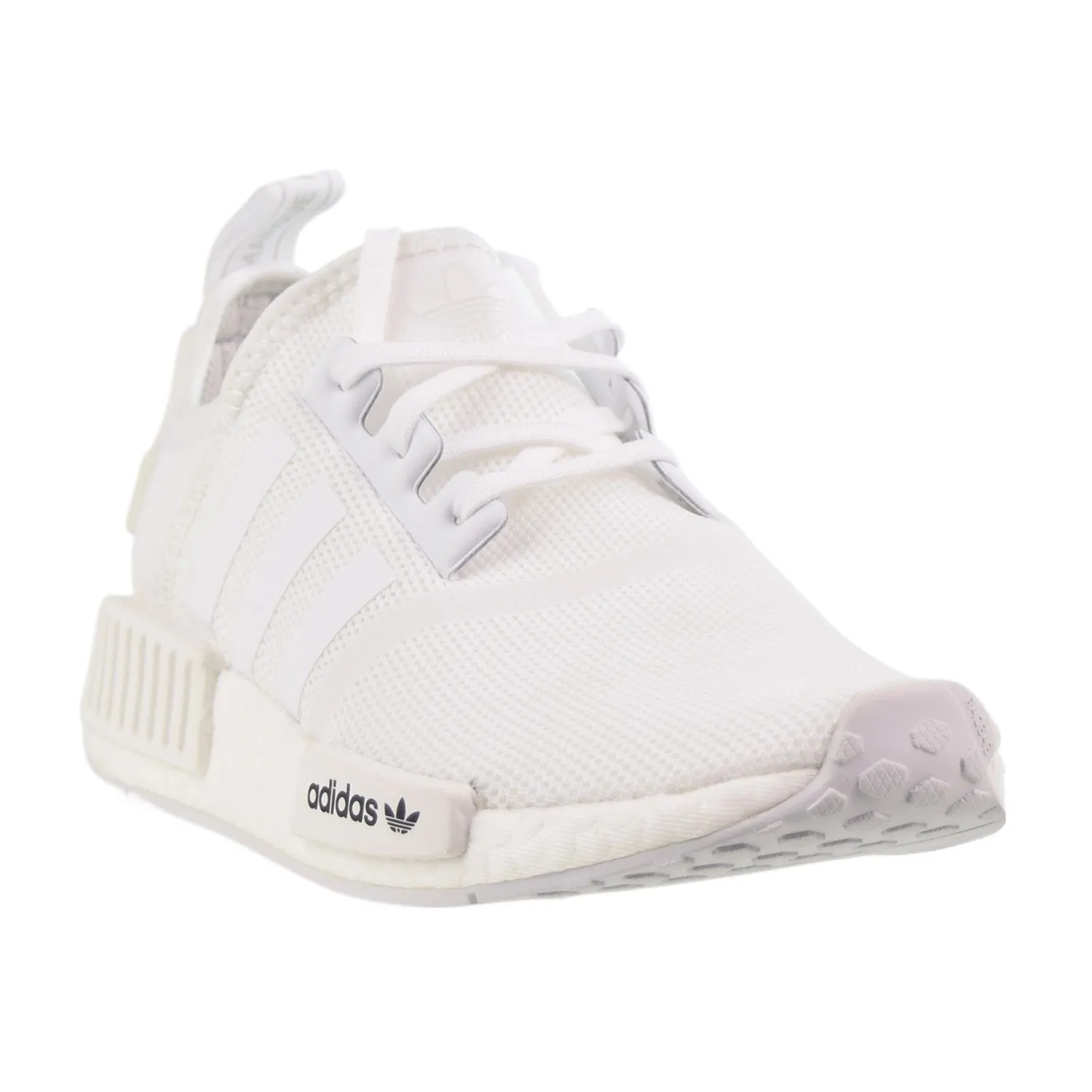 Adidas NMD_R1 Big Kids' Shoes Cloud White-Crystal White Best Running Shoe For Overpronation