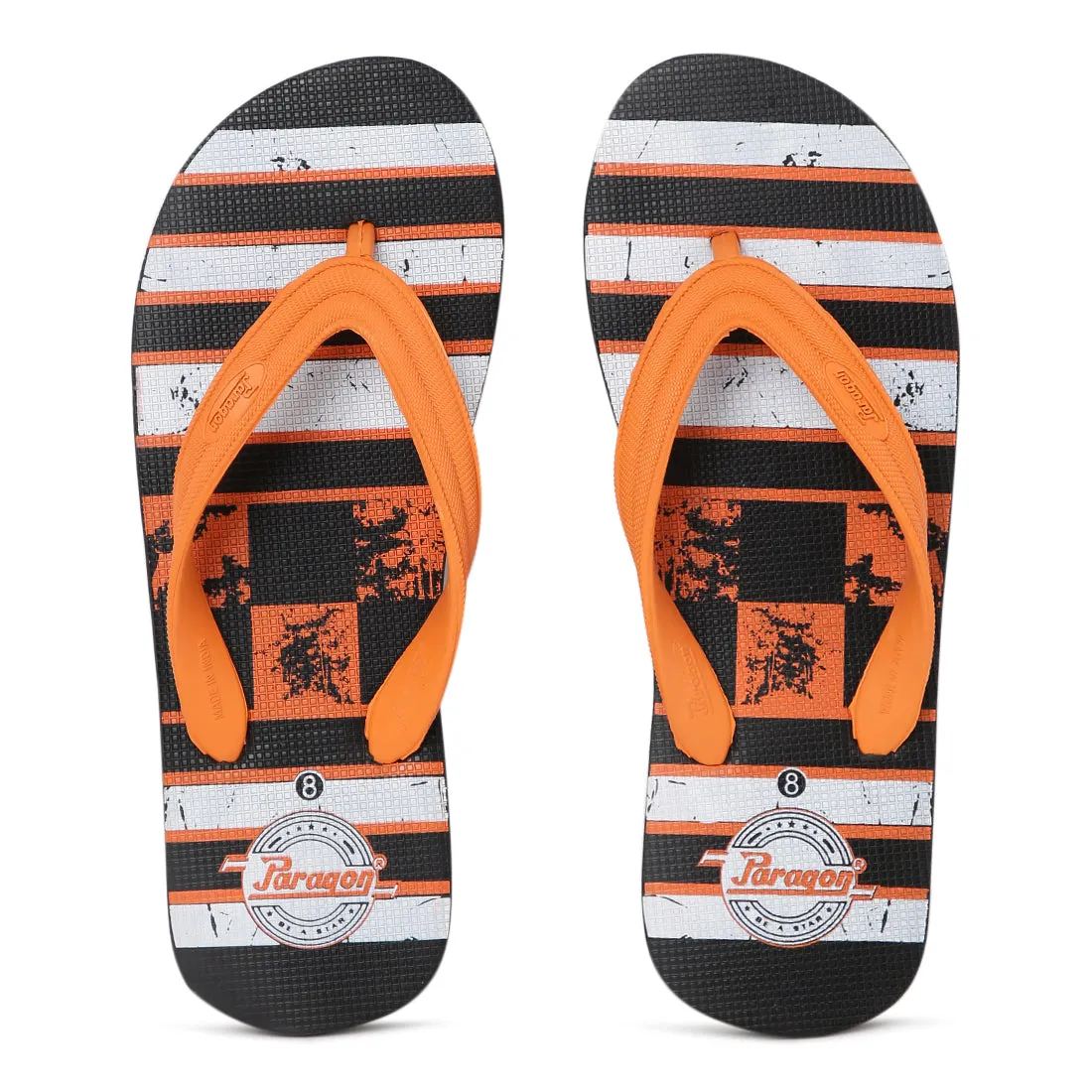 Paragon  HWK3703G Men Stylish Lightweight Flipflops | Casual & Comfortable Daily-wear Slippers for Indoor & Outdoor | For Everyday Use Customize Your Own Flip Flops