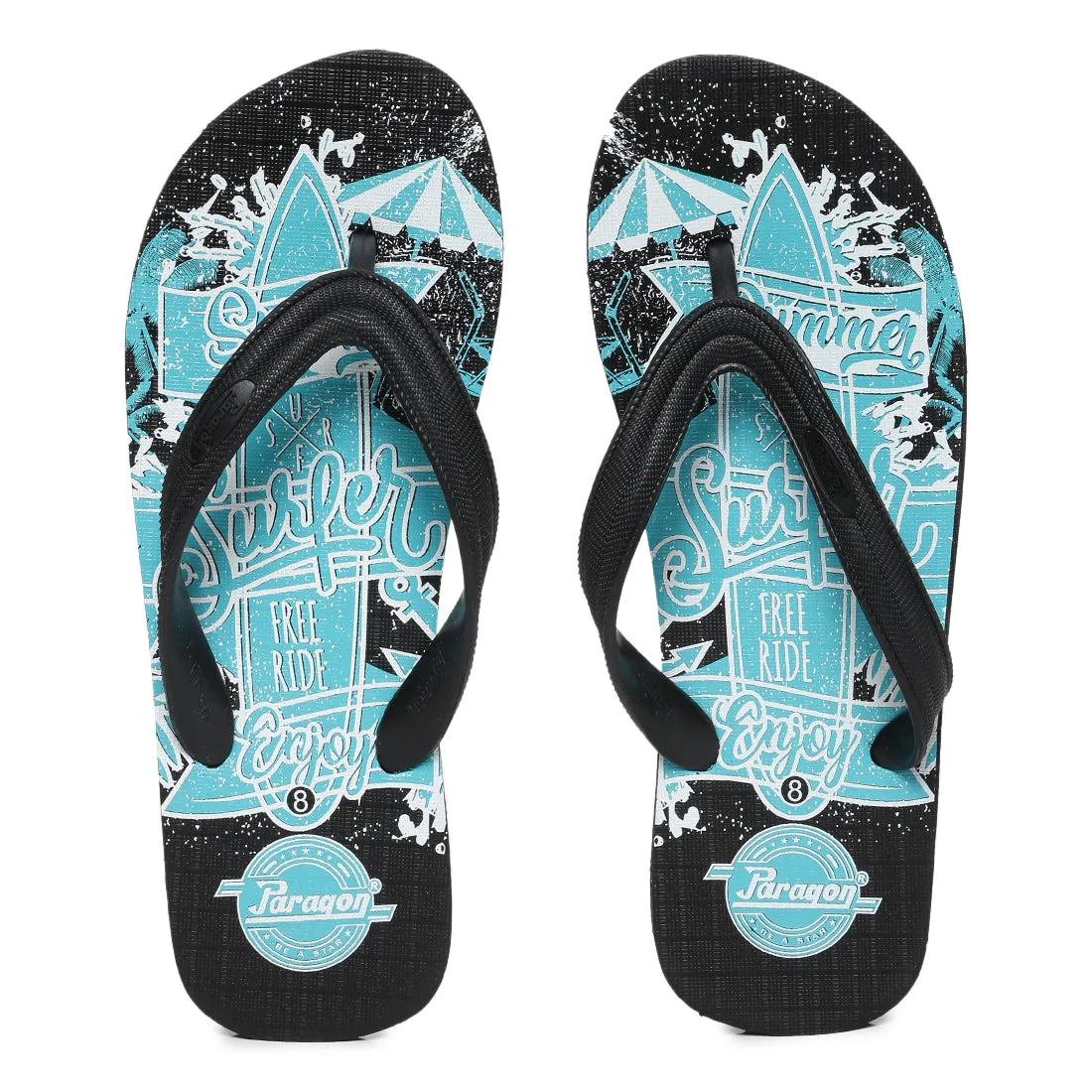 Rainbow Flip Flops San Clemente Paragon  HWK3719G Men Stylish Lightweight Flipflops | Casual & Comfortable Daily-wear Slippers for Indoor & Outdoor | For Everyday Use