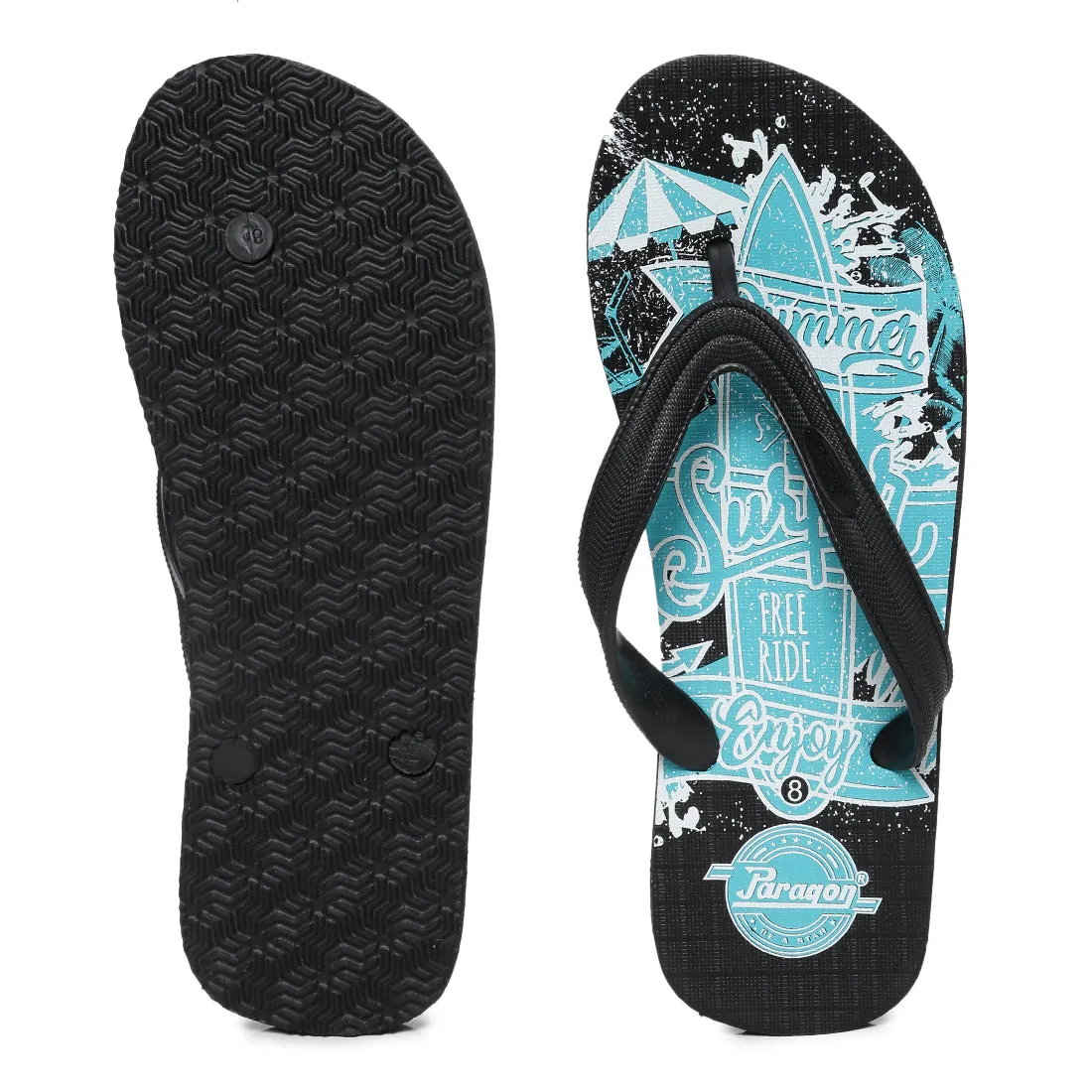 Paragon  HWK3719G Men Stylish Lightweight Flipflops | Casual & Comfortable Daily-wear Slippers for Indoor & Outdoor | For Everyday Use Pusheen Flip Flops