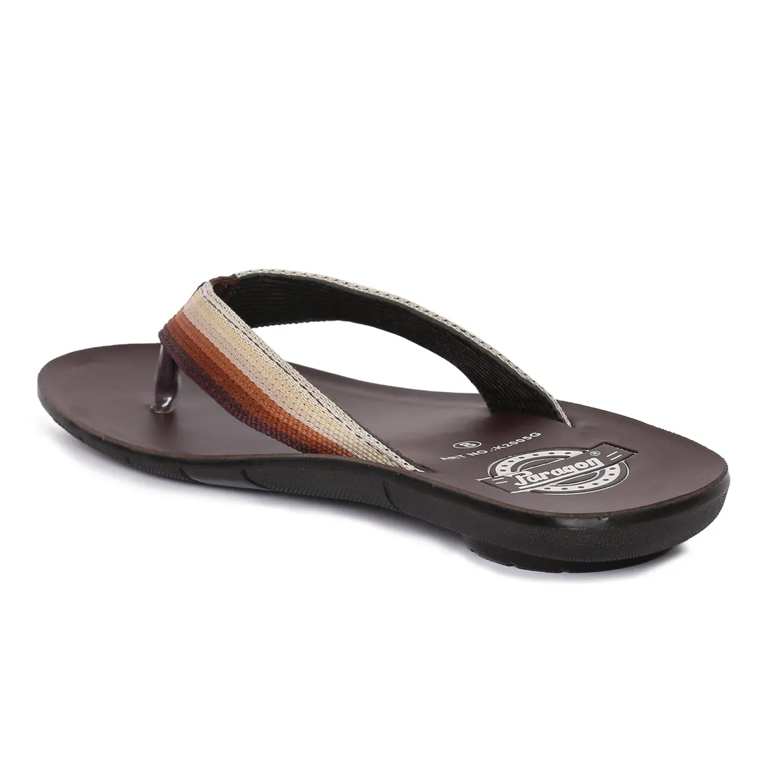 Paragon  K2005G Men Stylish Lightweight Flipflops | Casual & Comfortable Daily-wear Slippers for Indoor & Outdoor | For Everyday Use Teddy Bear Flip Flops