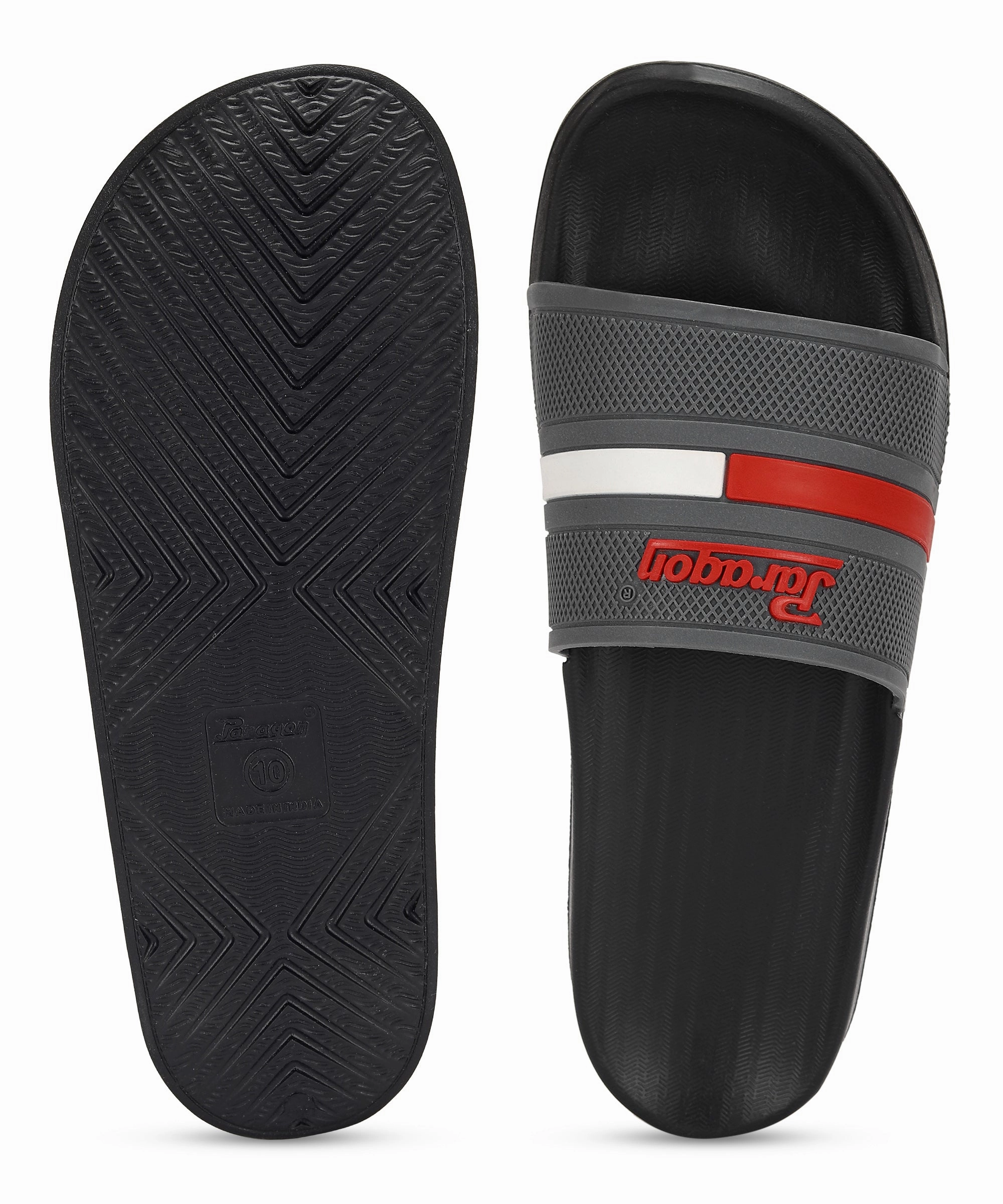 Paragon EVK10917G Men Casual Sliders | Stylish Trendy Lightweight Slides | Casual & Comfortable Slippers | Everyday Use Flip Flops Puerto Rico