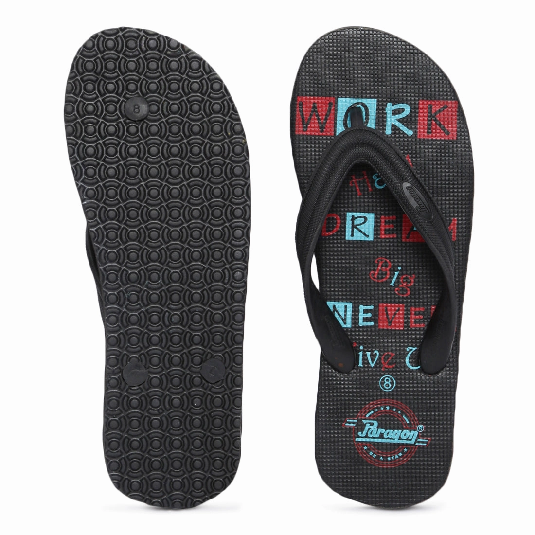 Paragon  HWK3705G Men Stylish Lightweight Flipflops | Casual & Comfortable Daily-wear Slippers for Indoor & Outdoor | For Everyday Use Flip Flops For Fallen Arches