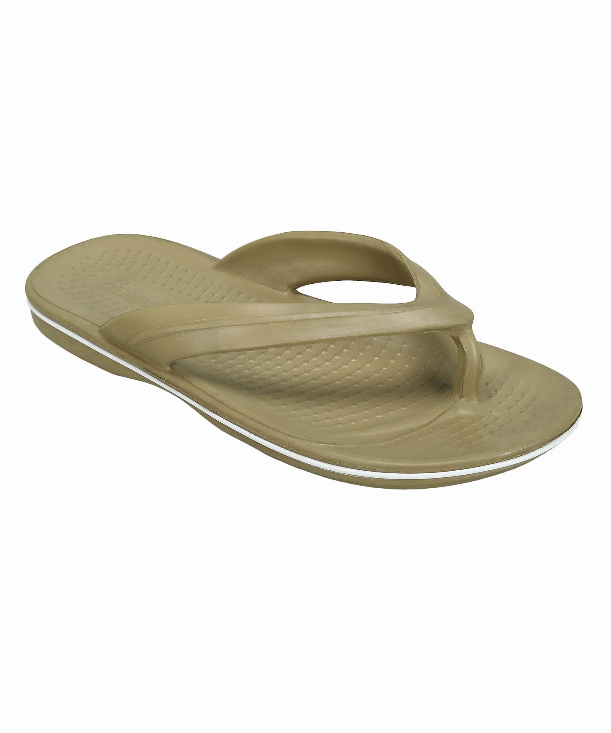 Kappa Delta Flip Flops Paragon Men's Lightweight Beige Flip Flops for Everyday Use