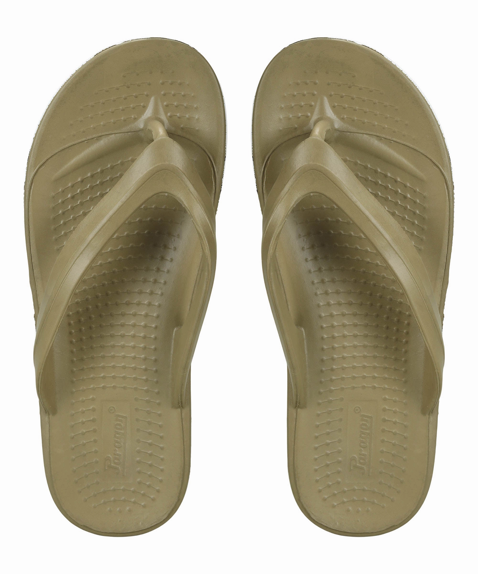 Paragon Men's Lightweight Beige Flip Flops for Everyday Use Flip Flops Daisy