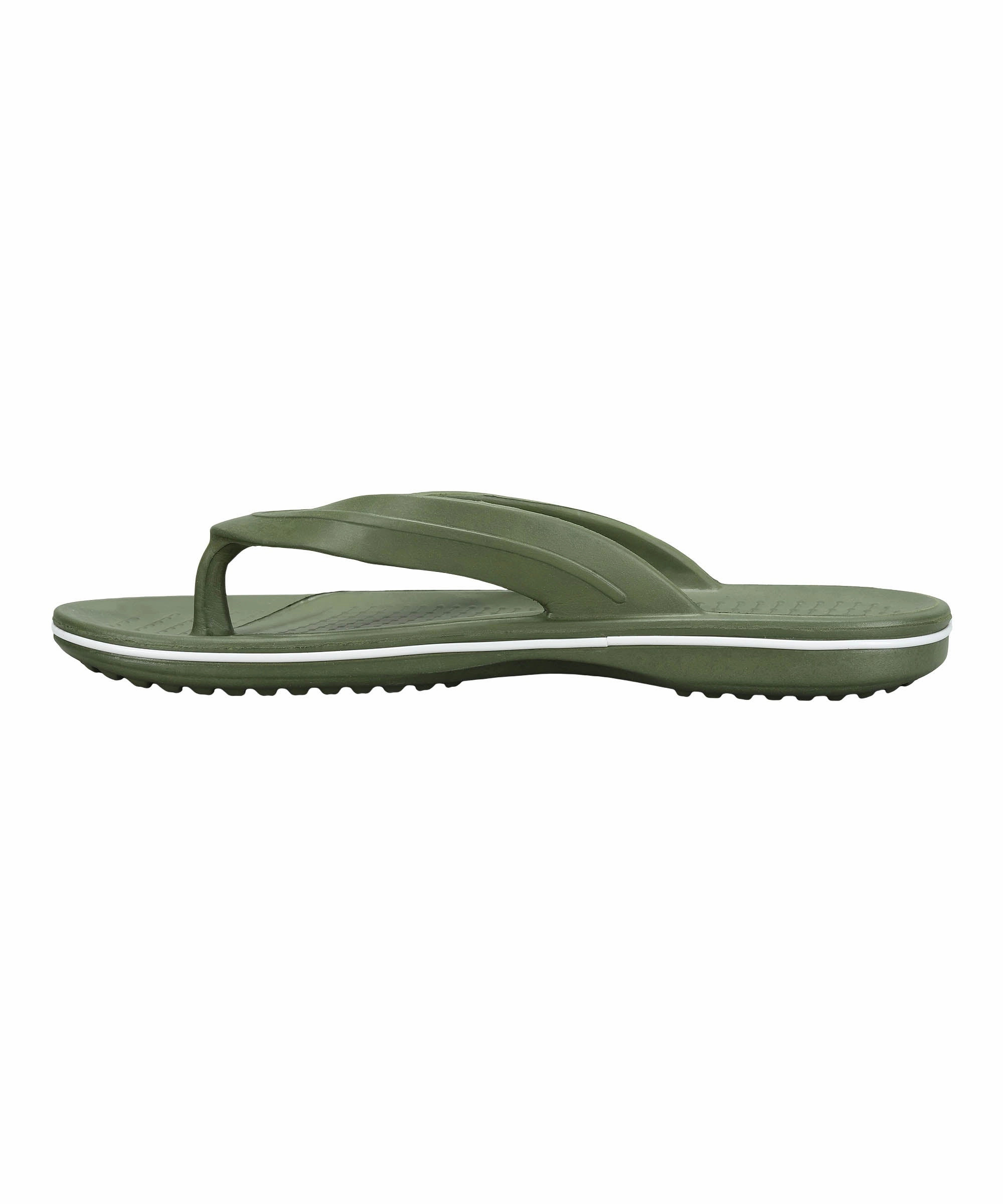 Paragon Men's Lightweight Olive Green Flip Flops for Everyday Use House Flip Flops