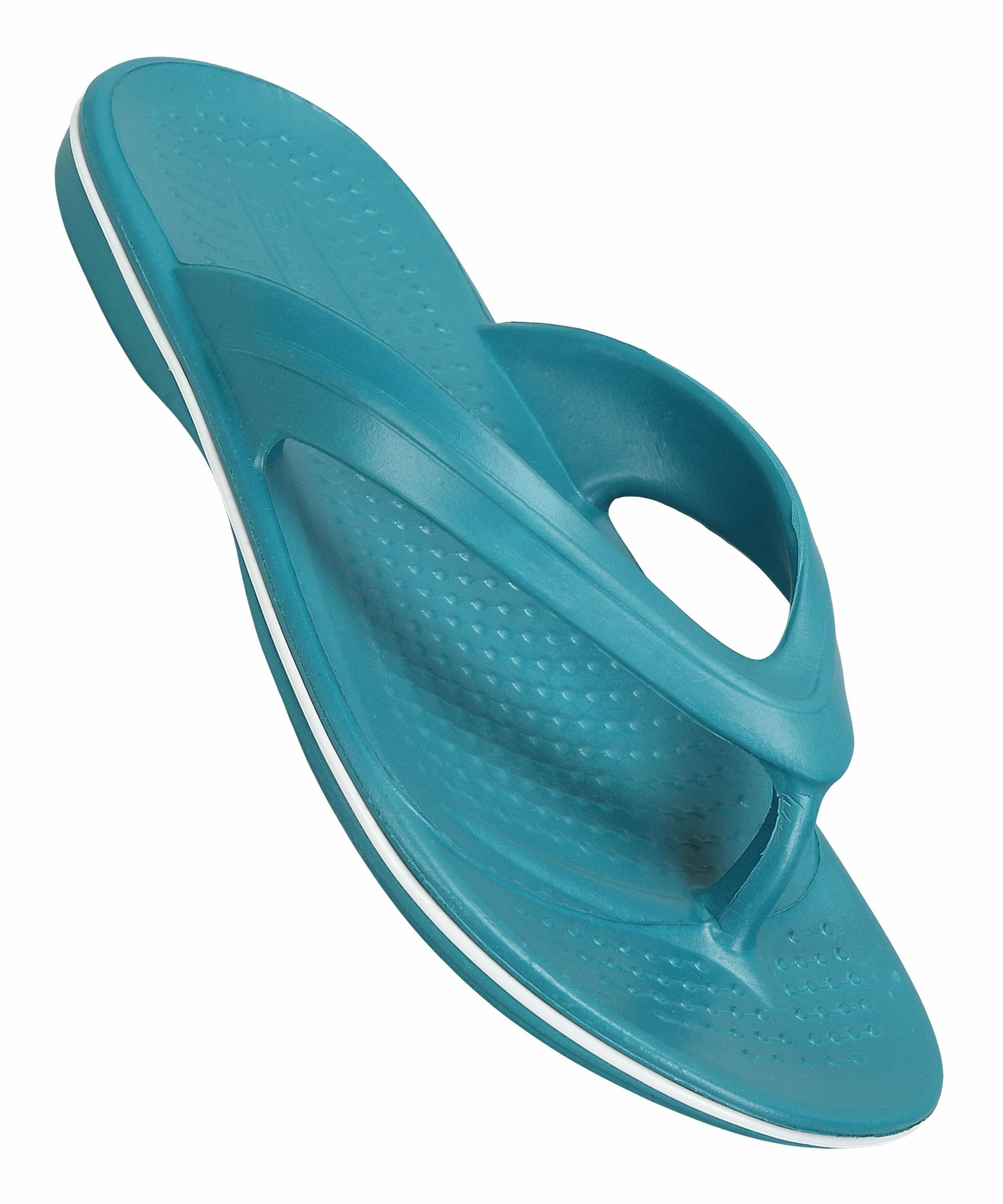 Paragon Men's Lightweight Teal Blue Flip Flops for Everyday Use Extra Wide Flip Flops With Arch Support